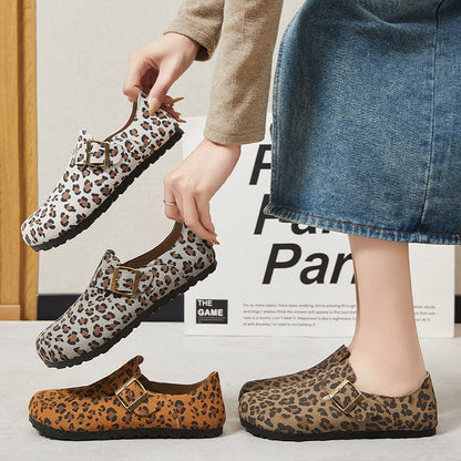 Damen Clogs Modisch mit Schnallenverschluss Rutschfest