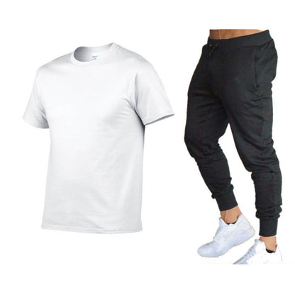 Herren Sportset Funktionales T-Shirt und Jogginghose Set