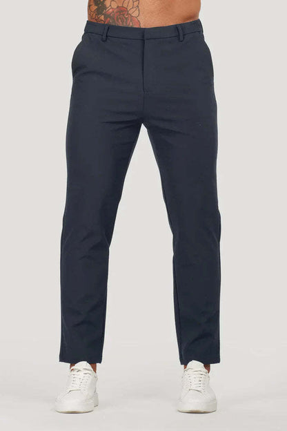 Herren Slim Fit Hosen Elastisch Mit Taschen