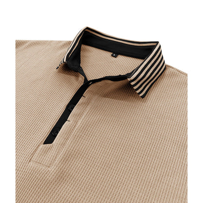 Herren Poloshirt Atmungsaktiv Strukturiert Modern