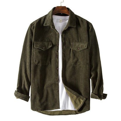 Herren Overshirt Karomuster aus Baumwolle mit Brusttasche
