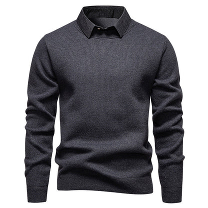 Herren Pullover Modern Kragen Hochwertig