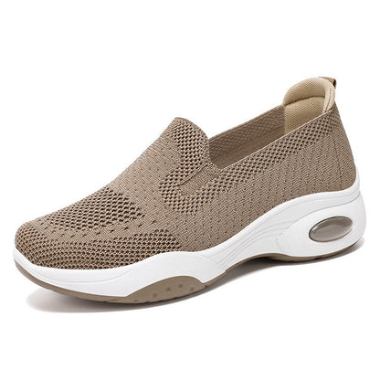 Damen Laufschuhe Bequem Atmungsaktiv Slip-On Schuhe