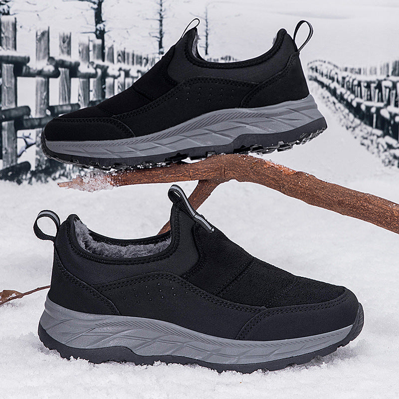 Damen Winter Sneaker Bequem Elastisch Warm - BerlinGlamour