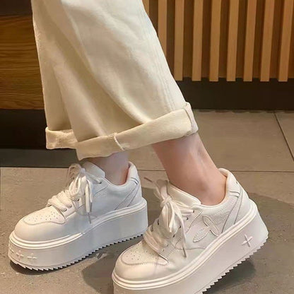 Damen Plateau Sneaker Hoch Modern Komfortabel