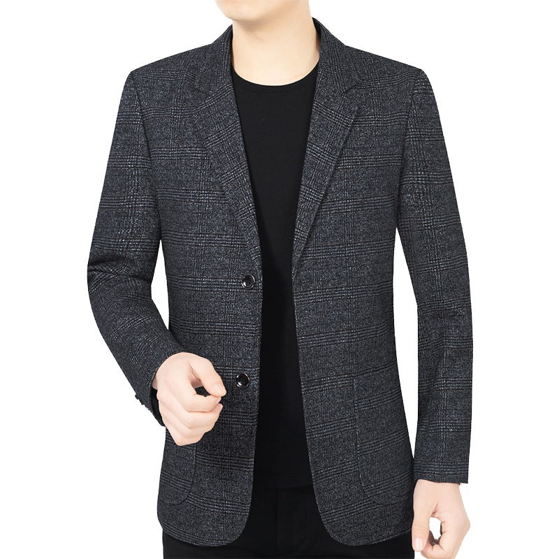 Herren Blazer Kariert Elegant Modern Slim Fit - BerlinGlamour