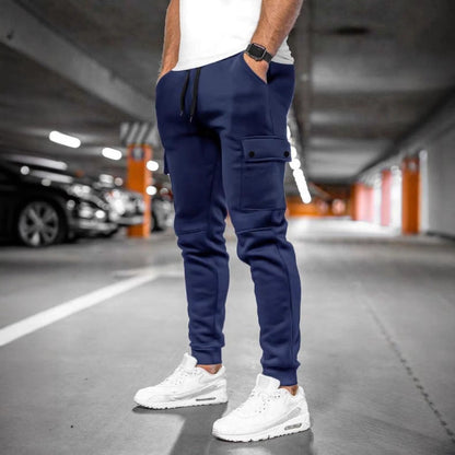 Herren Jogginghosen Cargo Bequem Schwarz