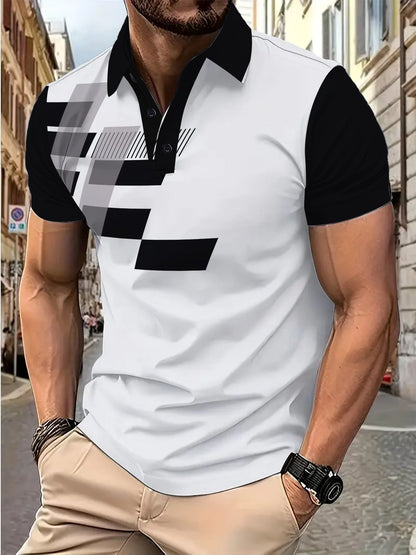 Herren Poloshirt Grafikdesign Cool Berlin Style