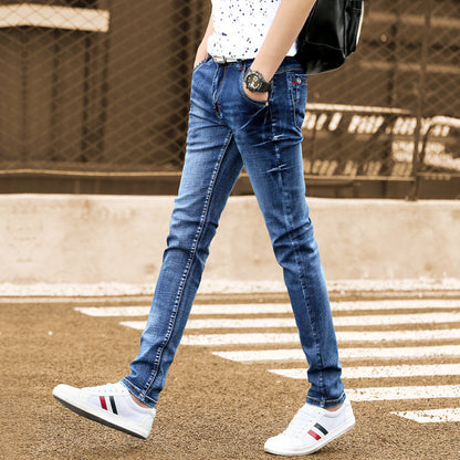 Herren Jeans Slim Fit Destroyed Trendy