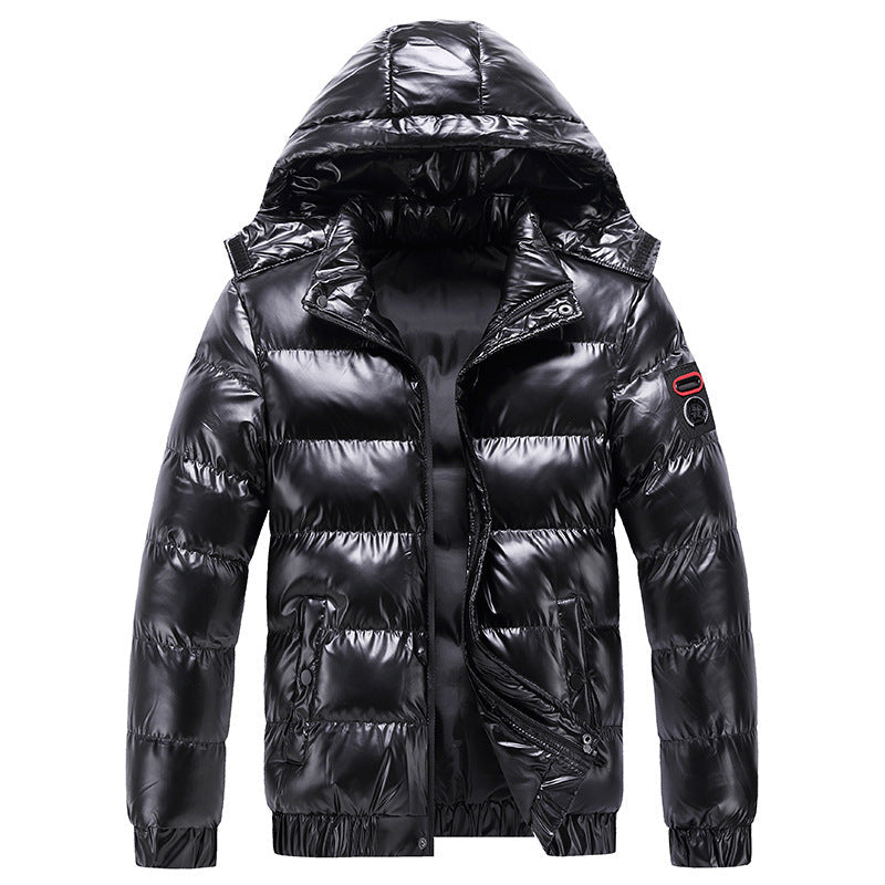 Herren Winterjacke Isolierend Warm Steppdetails Modern