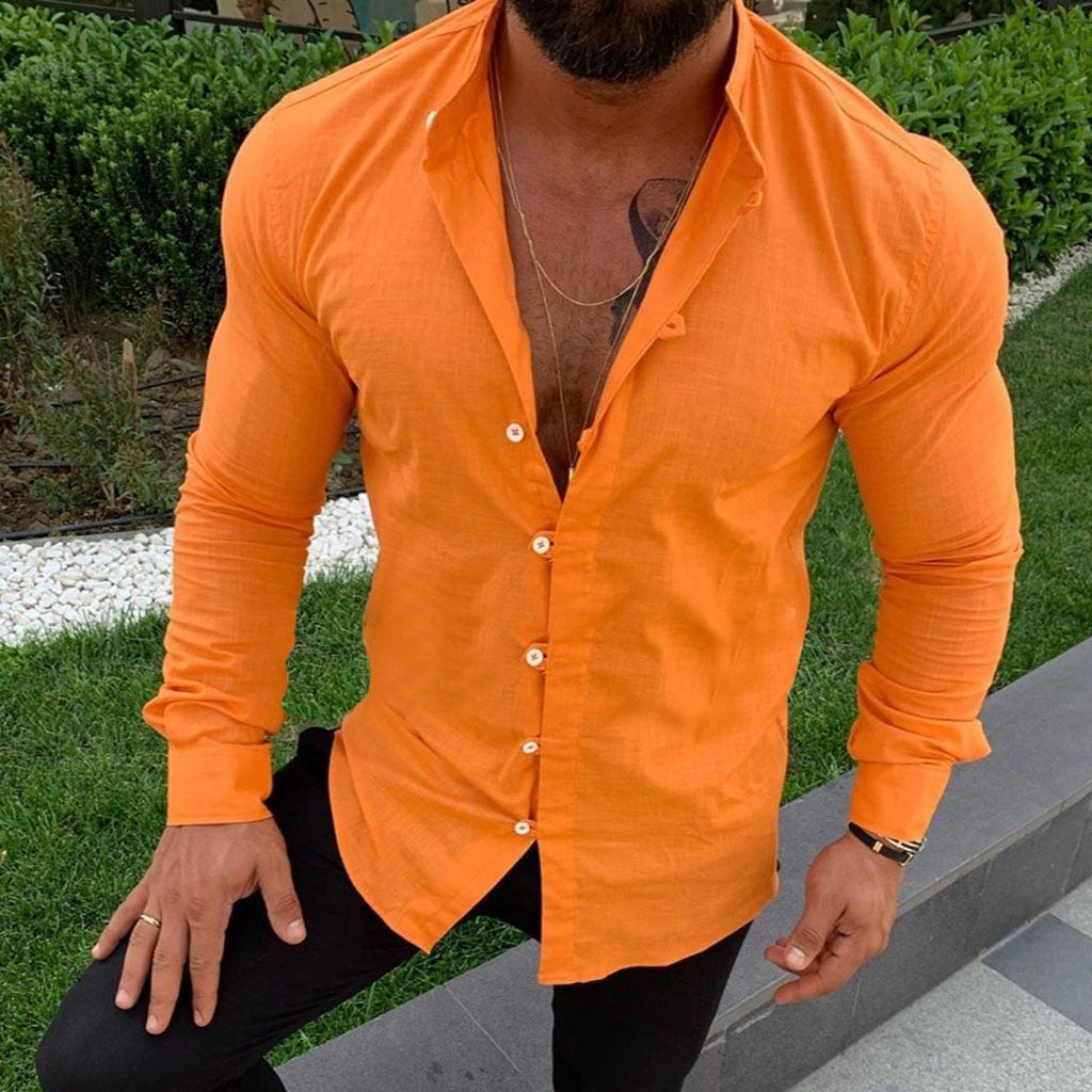 Herrenhemd Modern Elegant Baumwoll Qualität
