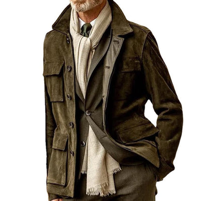 Herren Wildleder Mantel Elegant Modern Berlin