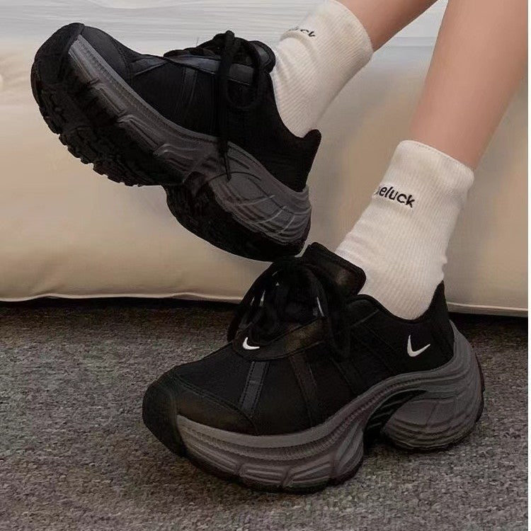 Damen Sneaker Sportlich Chunky mit Dämpfung Bequem