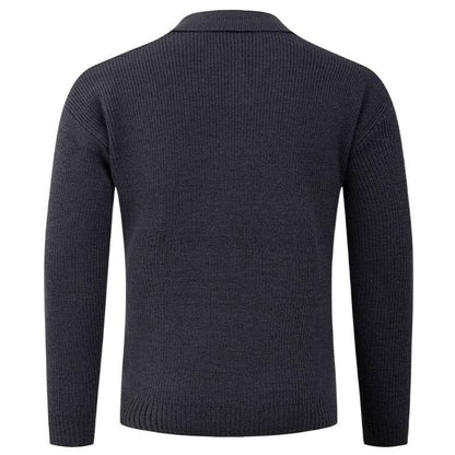 Herren Strickpullover Klassisch Strukturiert Modern