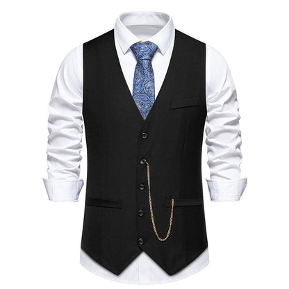 Herren Anzugweste Elegant Klassisch Mit Modernem Style