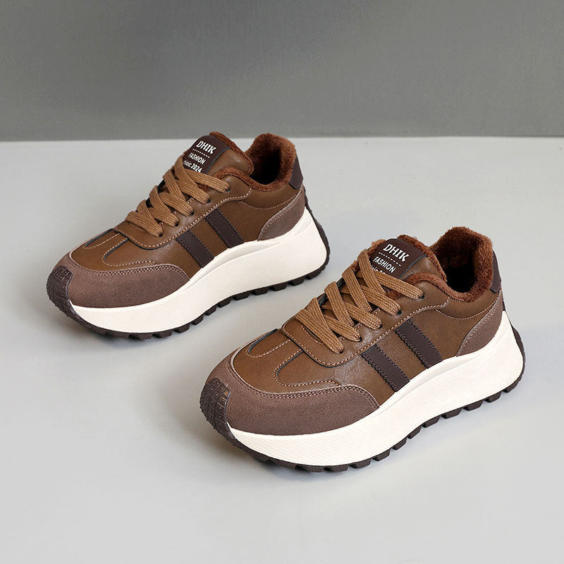 Damen Sneaker Kuschelig Bequem Stylisch