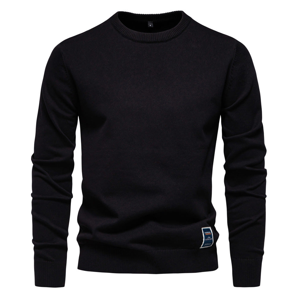 Herren Strickpullover Baumwolle Bequem Passform Modern