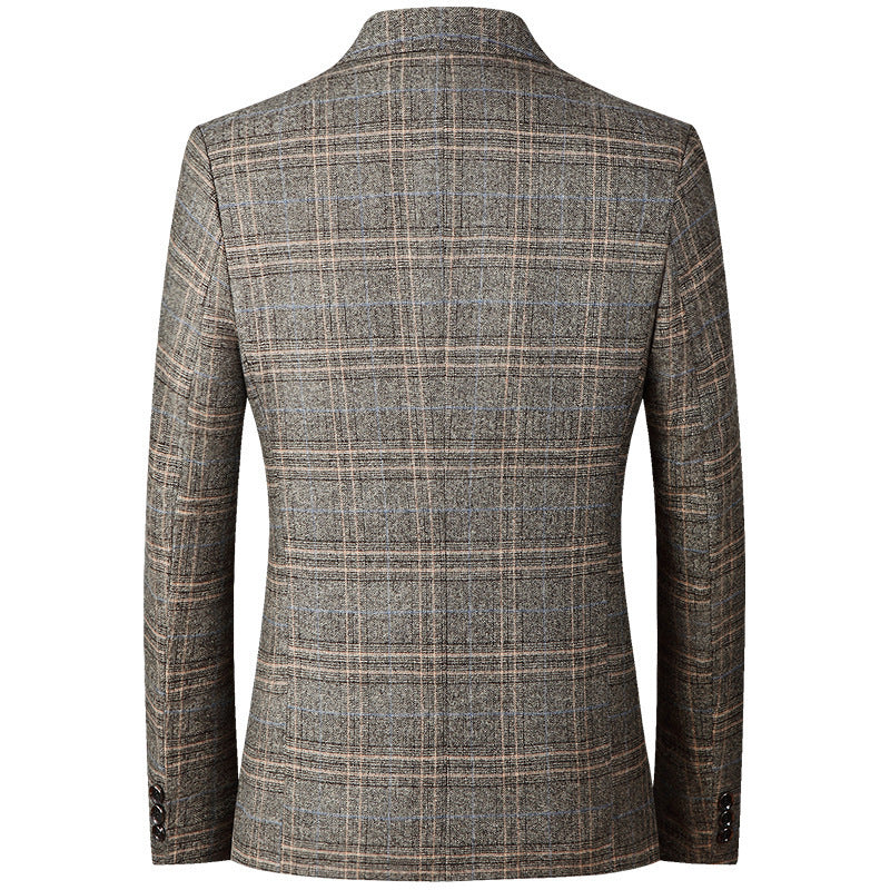 Herren Blazer Schottisch Elegant Slim Fit