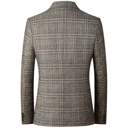 Herren Blazer Schottisch Elegant Slim Fit