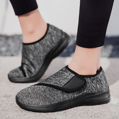 Damen Fitnessschuhe Bequem Slip-On mit Klettverschluss Sport