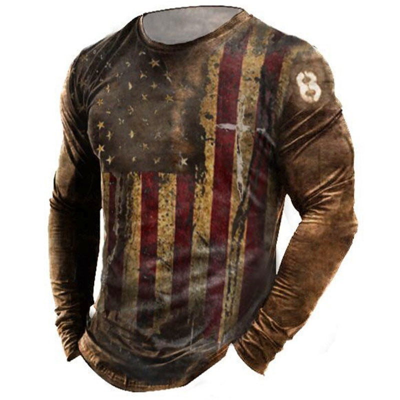 Herren Langarmshirt Berlin Motiv Vintage Style