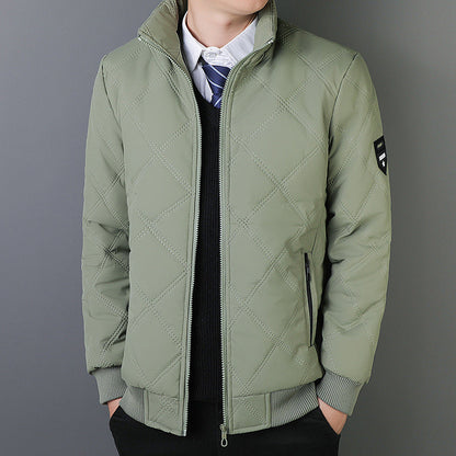 Reißverschluss Steppjacke Damen Elegant Business