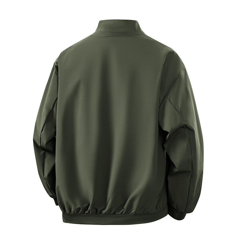 Herren Windjacke Modern mit Taschen Wasserabweisend