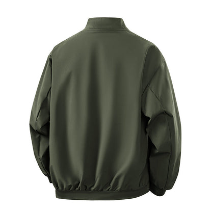 Herren Windjacke Modern mit Taschen Wasserabweisend