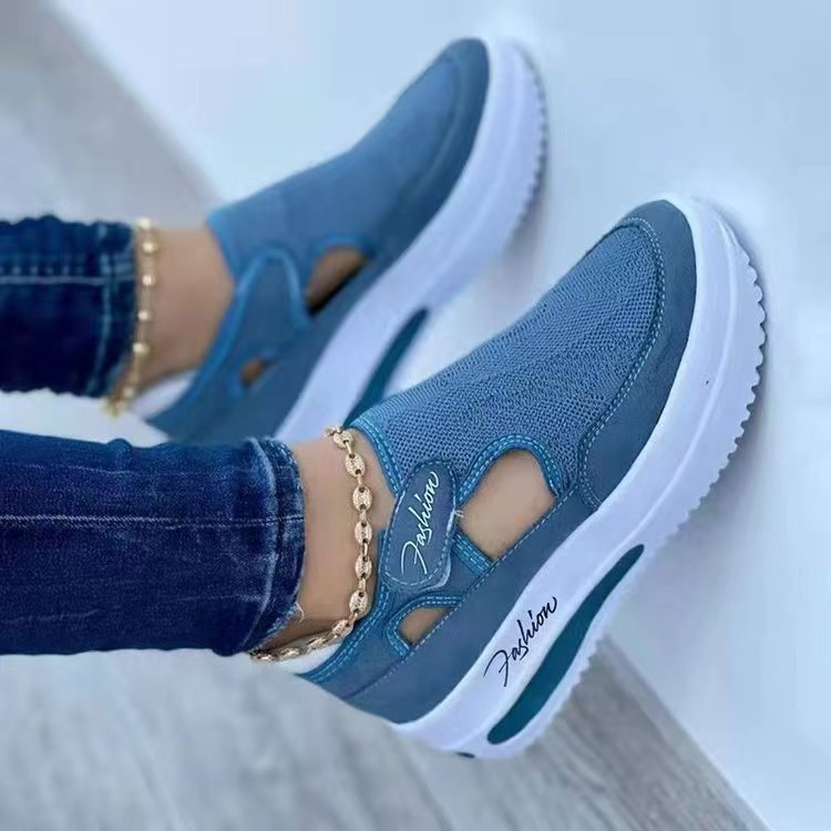 Damen Sneaker atmungsaktiv Netzstruktur Modisch - BerlinGlamour