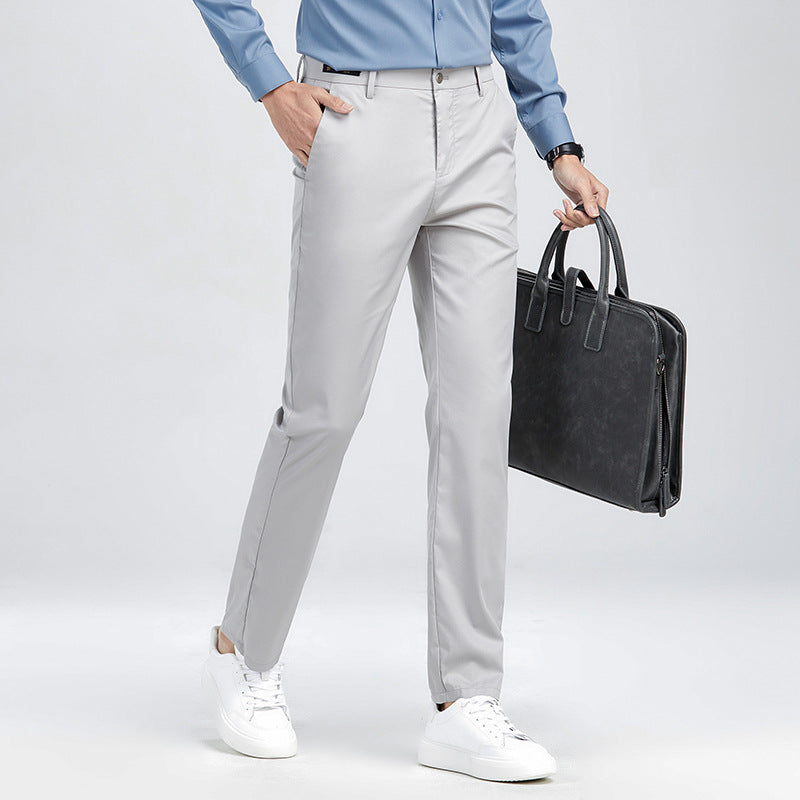 Herren Chino-Hose Elegant atmungsaktiv Slim Fit