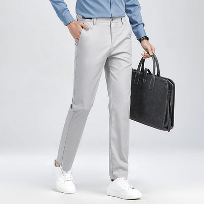 Herren Chino-Hose Elegant atmungsaktiv Slim Fit