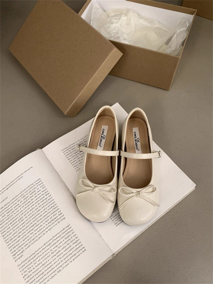 Damen Ballerinas Elegante Riemchen Schuhe für Frauen