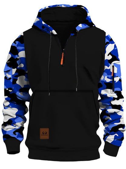 Herren Kapuzenpullover Modern mit Taschen und Hoodie Style