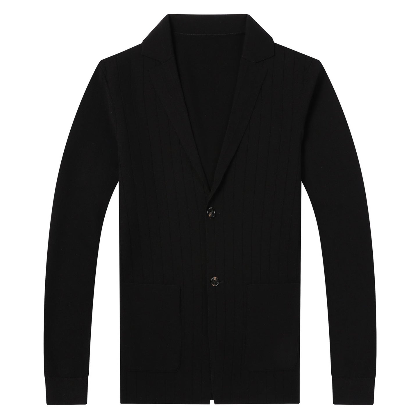 Herren Strickjacke Modern mit Knöpfen und Taschen