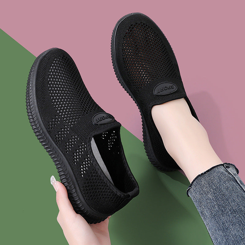 Damen Slip-On Schuhe Bequem atmungsaktiv Freizeit - BerlinGlamour