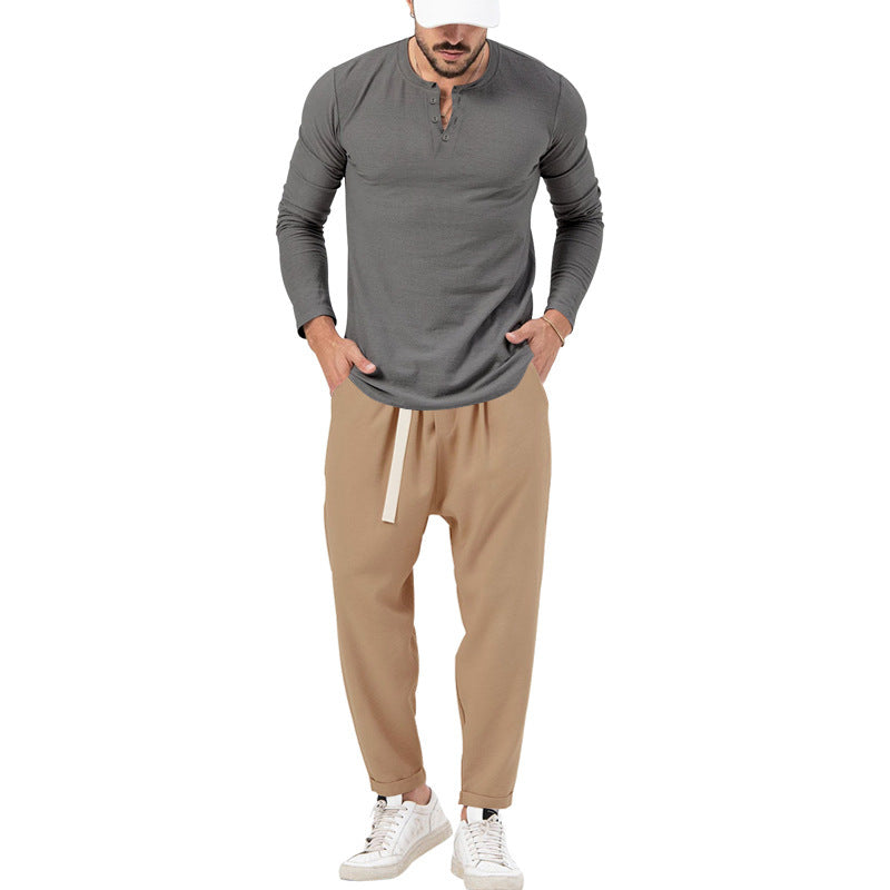 Herren Jogginganzug Bequem Langarmshirt und Hose