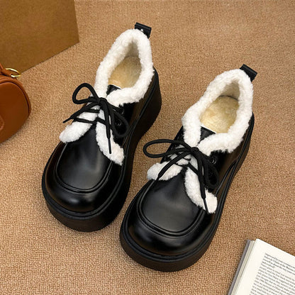 Damen Sneaker Winter Warm Innenfutter Dämpfend