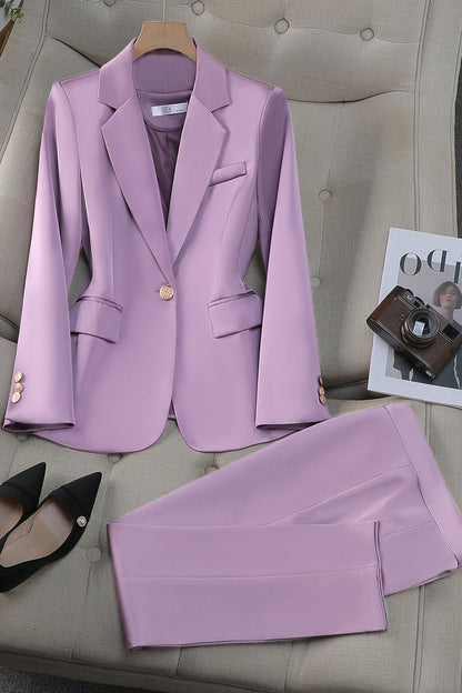 Moderne Business Blazer Hosenkombi Damen