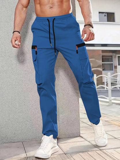 Herren Cargo-Hose Modern Bequem Reißverschluss