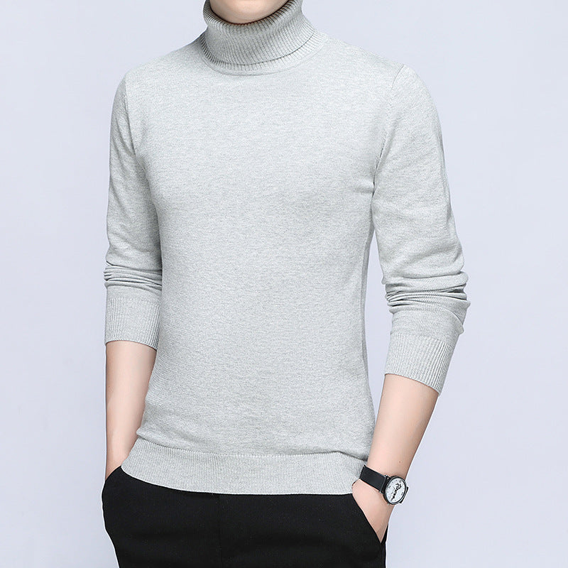 Herren Rollkragenpullover Baumwolle Atmungsaktiv Eleganz