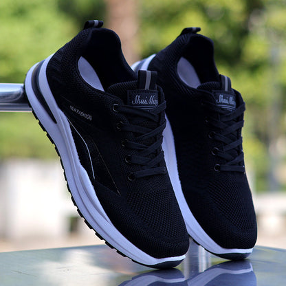 Damen Schnürschuhe Sportlich Atmungsaktiv Laufschuhe Frauen