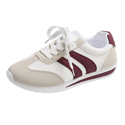 Damen Sneaker Sportlich Atmungsaktiv Mit Mesh-Obermaterial
