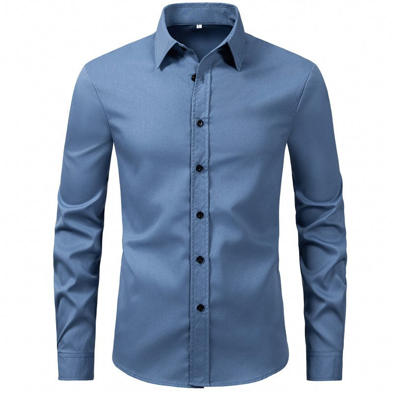 Herren Langarmhemd Elegant Modern Style