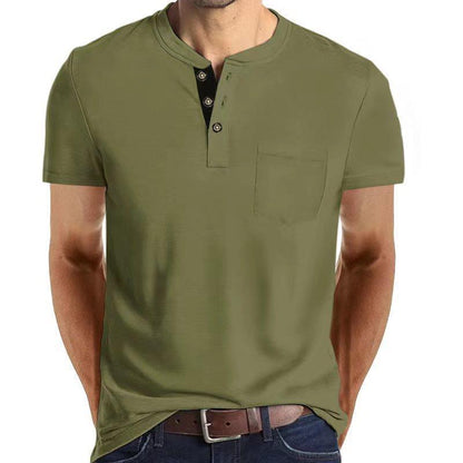 Herren Polohemd Kurzarm mit Brusttasche Modern
