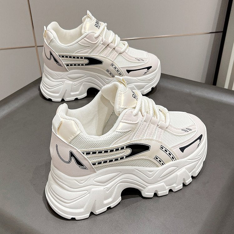 Damen SneakerChunky Sportlich Rutschfest Atmungsaktiv