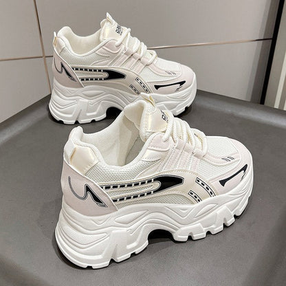 Damen SneakerChunky Sportlich Rutschfest Atmungsaktiv