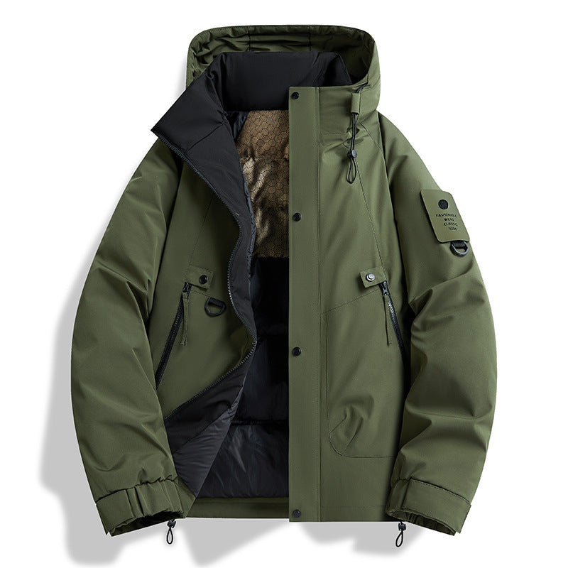 Herren Parka Jacke Funktionell Wasserabweisend - BerlinGlamour