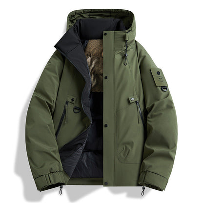 Herren Parka Jacke Funktionell Wasserabweisend - BerlinGlamour