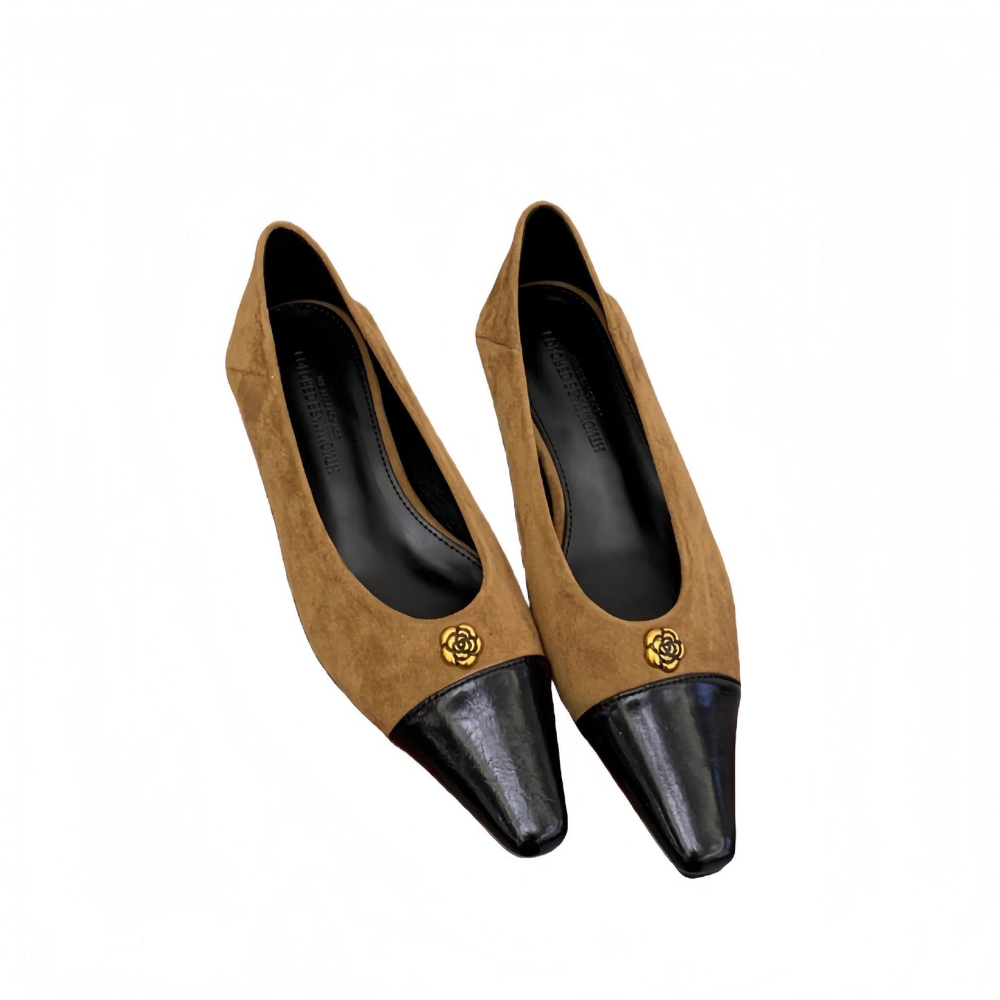 Damen Ballerinas Elegantes Leder Comfort Schuhe