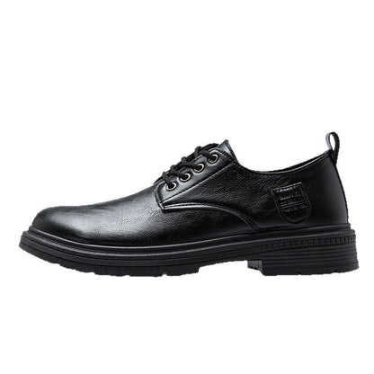 Damen Lederschuhe Elegantes Design Rutschfest Schwarze Schuhe